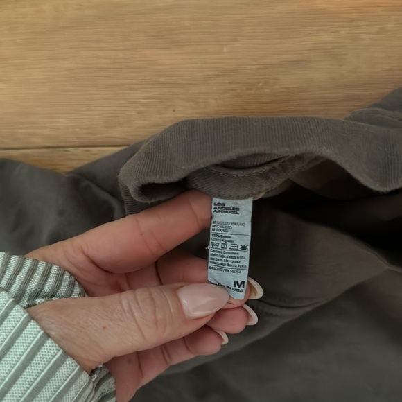 Los Angeles Apparel | California Basic | Dark Gray/Brown | size M - Picture 2 of 3